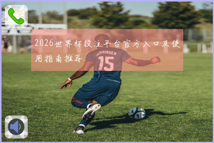 2026世界杯投注平台官方入口及使用指南推荐